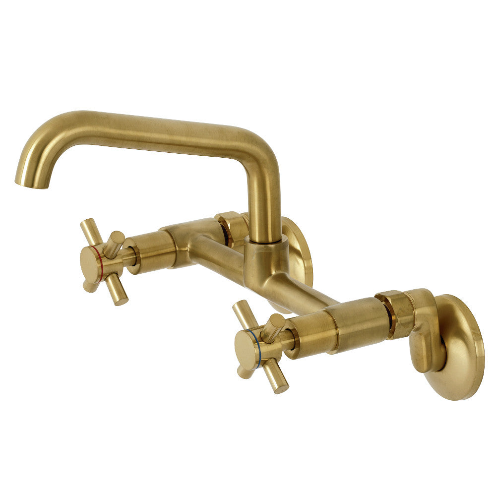Kingston Brass KS423C Concord Two-Handle Wall-Mount Kitchen Faucet