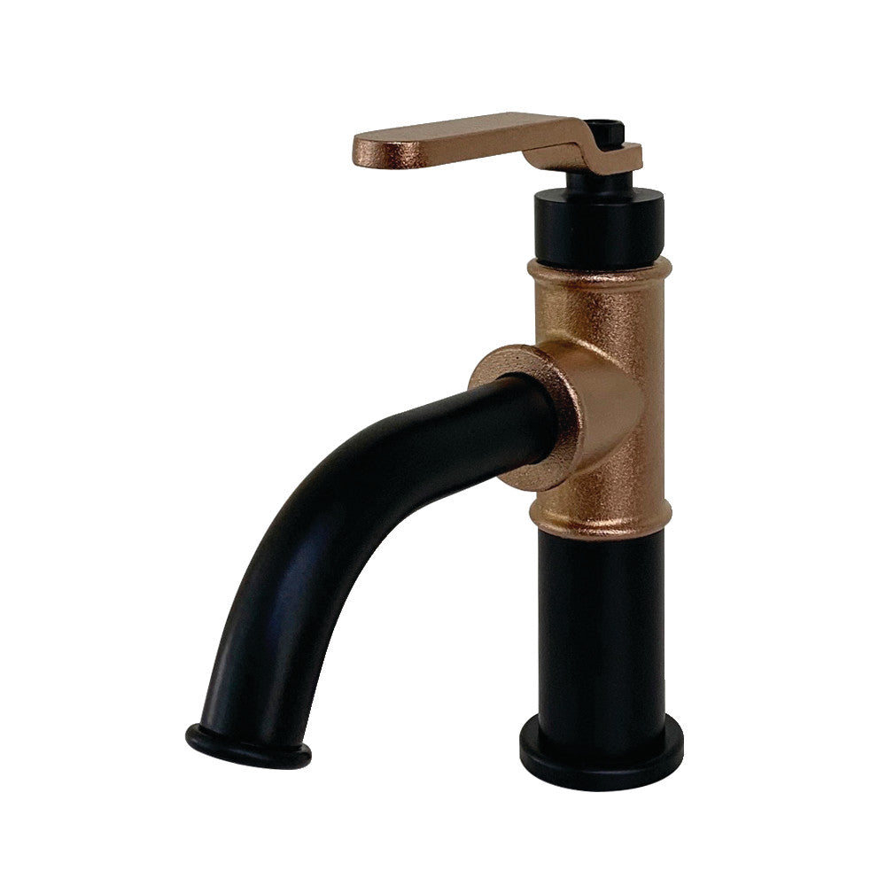 Kingston Brass KS2827KL Whitaker Single-Handle Bathroom Faucet with Push Pop-Up