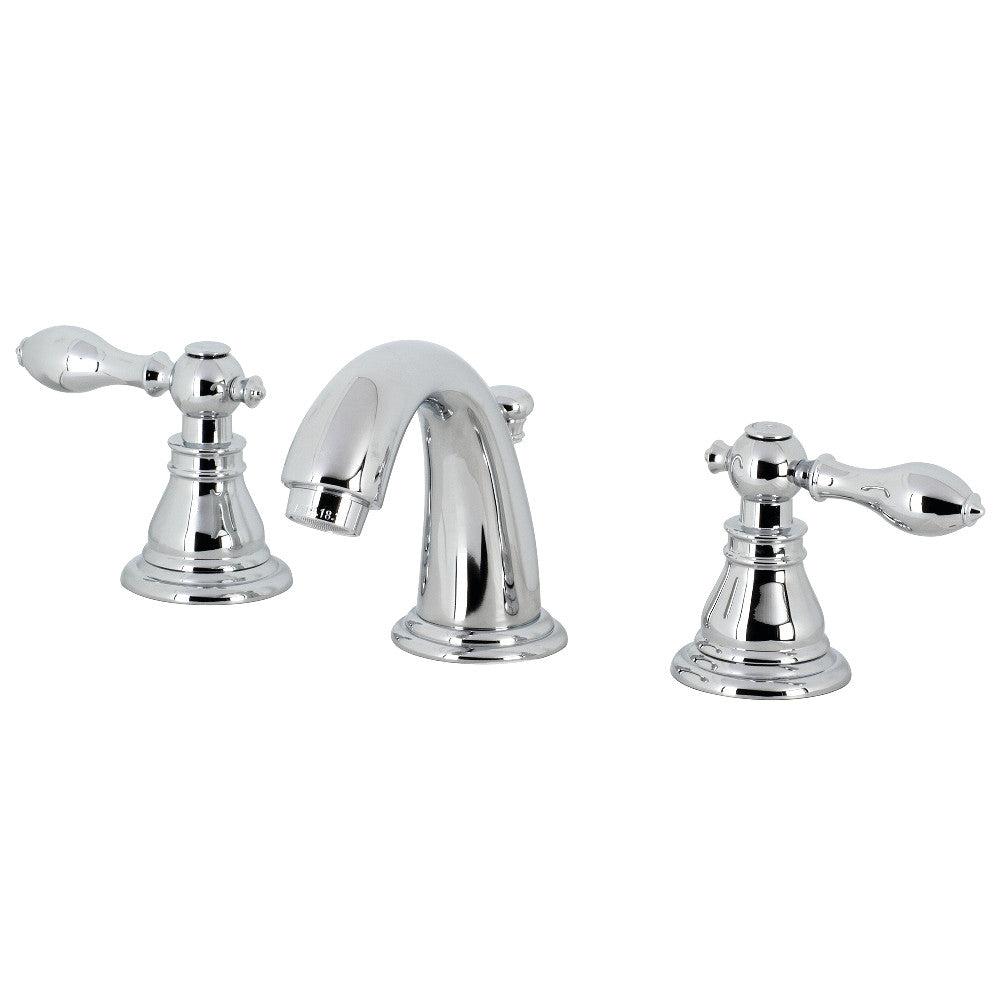 Kingston Brass KB915ACL American Classic Widespread Bathroom Faucet with Retail Pop-Up