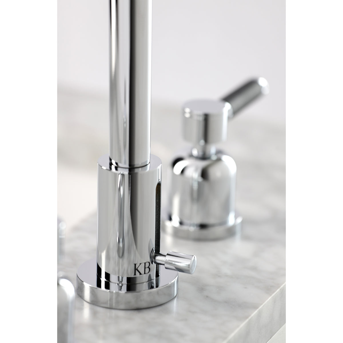 Kingston Brass FSC8930DKL Kaiser Widespread Bathroom Faucet with Brass Pop-Up