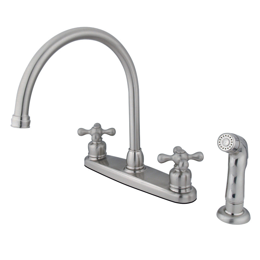 Kingston Brass KB721AXSP Vintage 8-Inch Centerset Kitchen Faucet