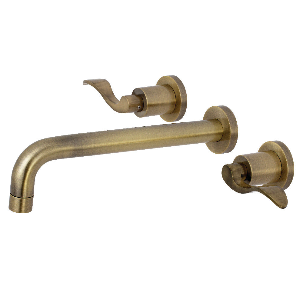 NuWave Two-Handle Wall Mount Tub Faucet