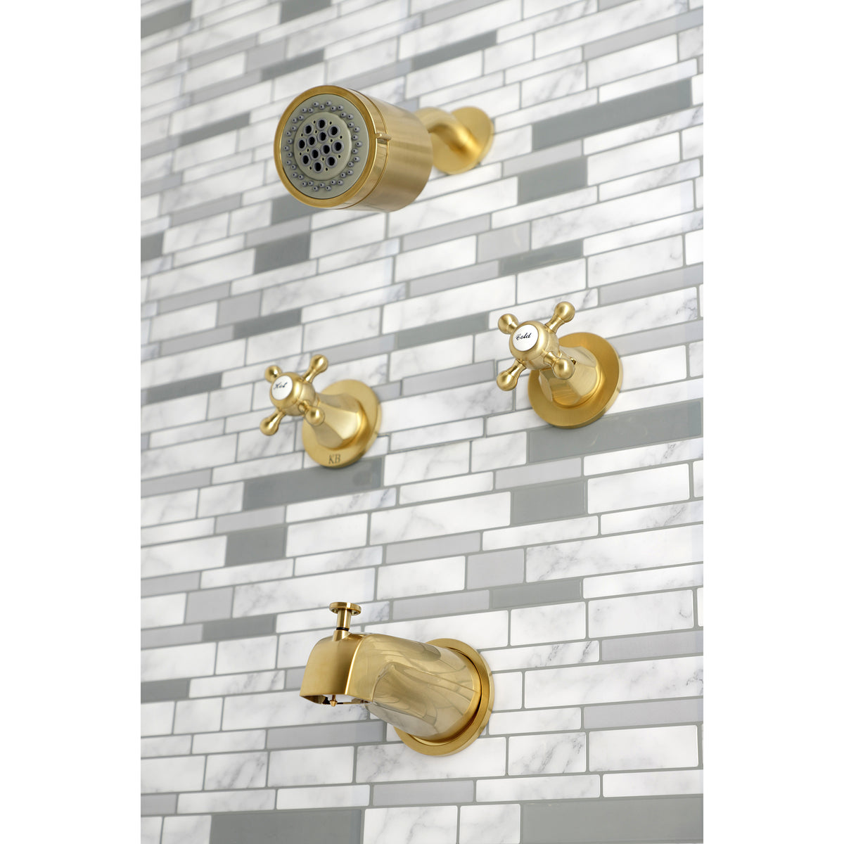 Metropolitan Two-Handle Tub and Shower Faucet