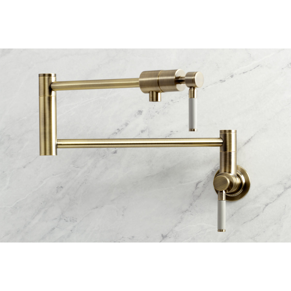 Kingston Brass KS4106DKL Kaiser Wall Mount Pot Filler