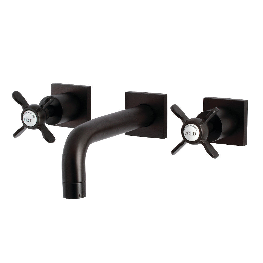 Kingston Brass KS6125BEX Essex Two-Handle Wall Mount Bathroom Faucet