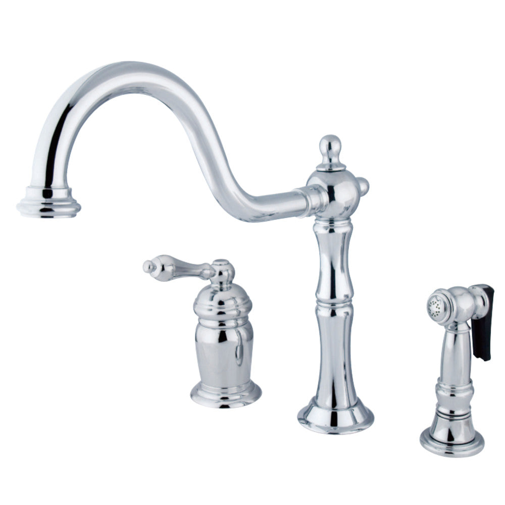 Kingston Brass KS1815ALBS Widespread Kitchen Faucet