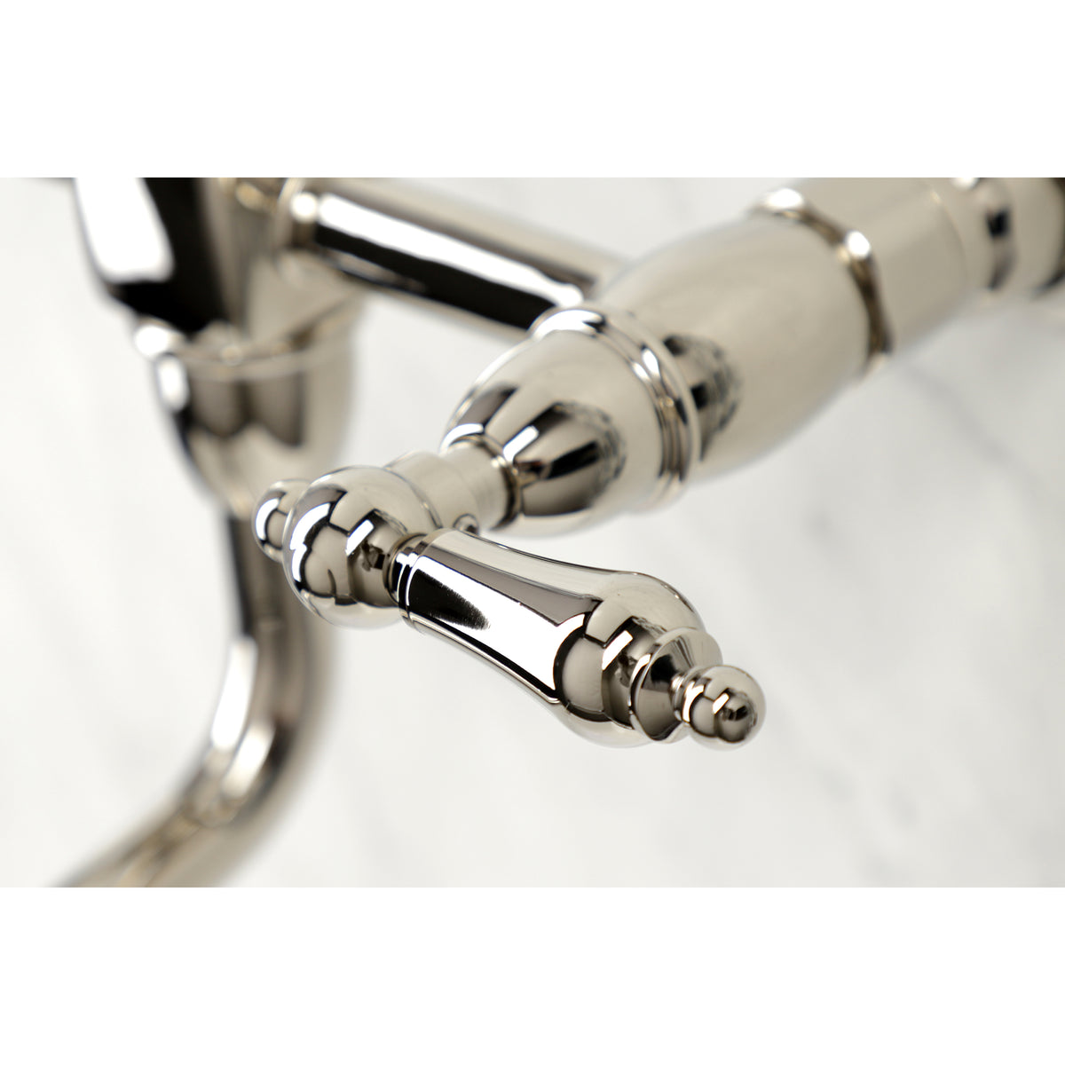 Kingston Brass KS1211AL Heritage Wall Mount Bathroom Faucet