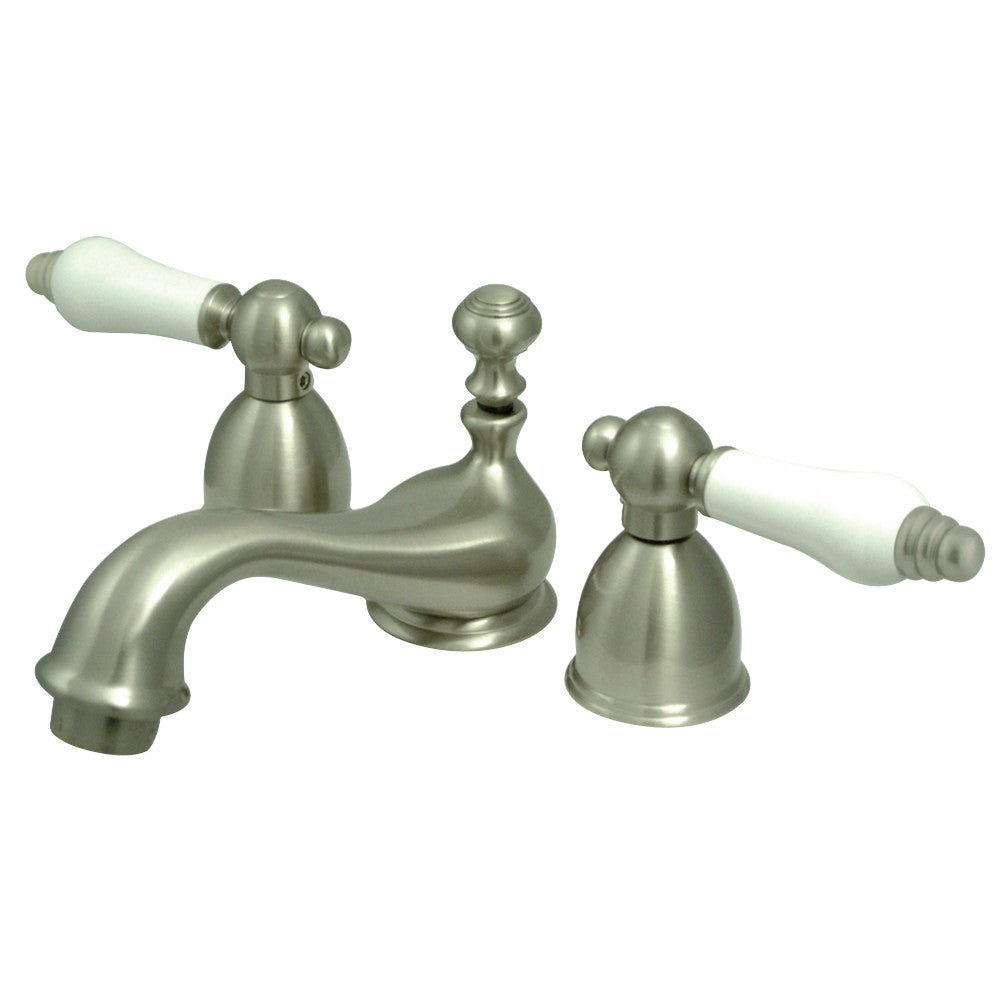 Kingston Brass KS395PLAC Restoration Mini-Widespread Bathroom Faucet