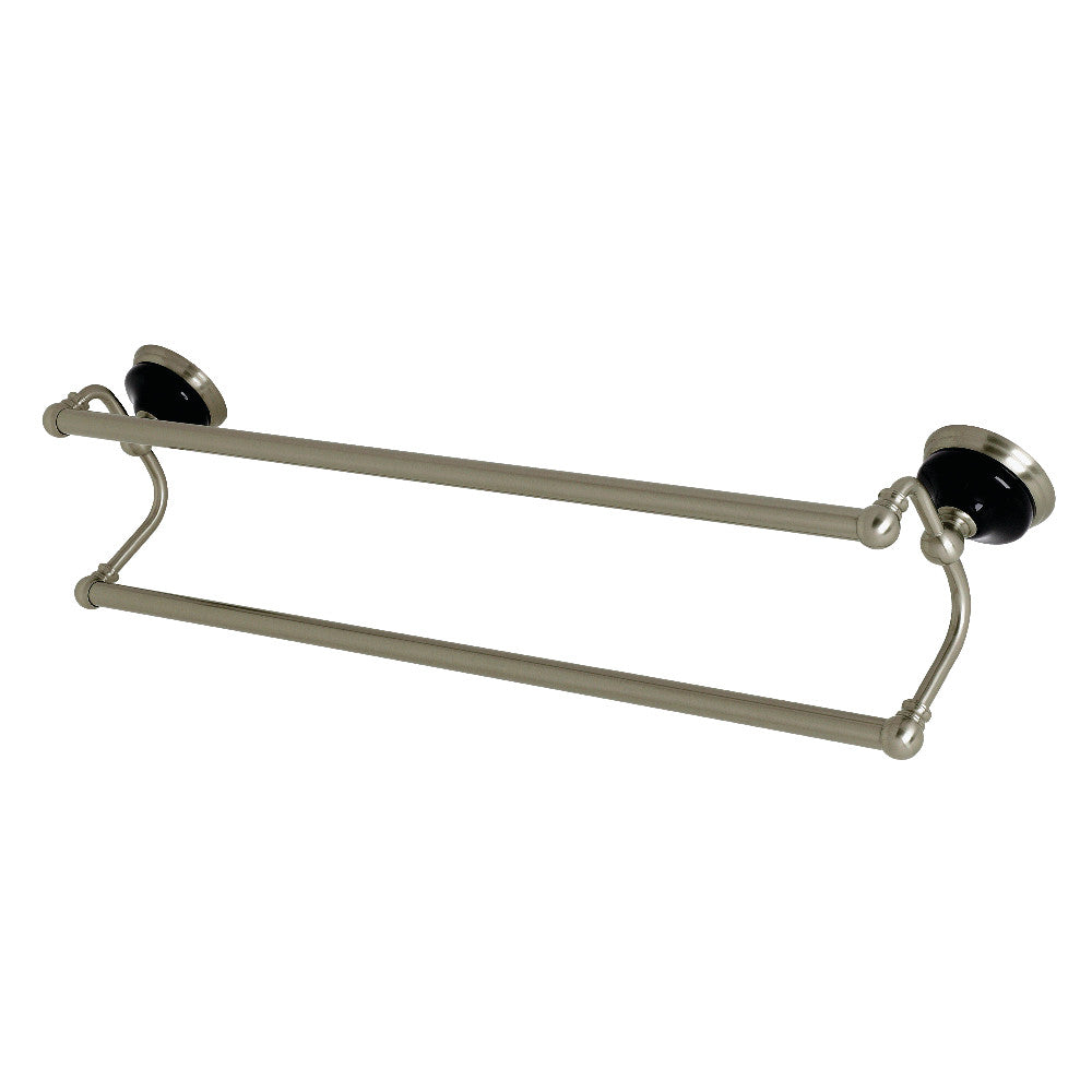 Kingston Brass Water Onyx 24 in. Dual Towel Bar