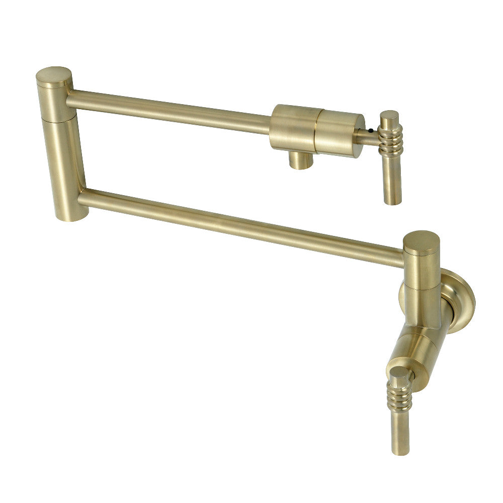 Kingston Brass KS4107ML Milano Wall Mount Pot Filler