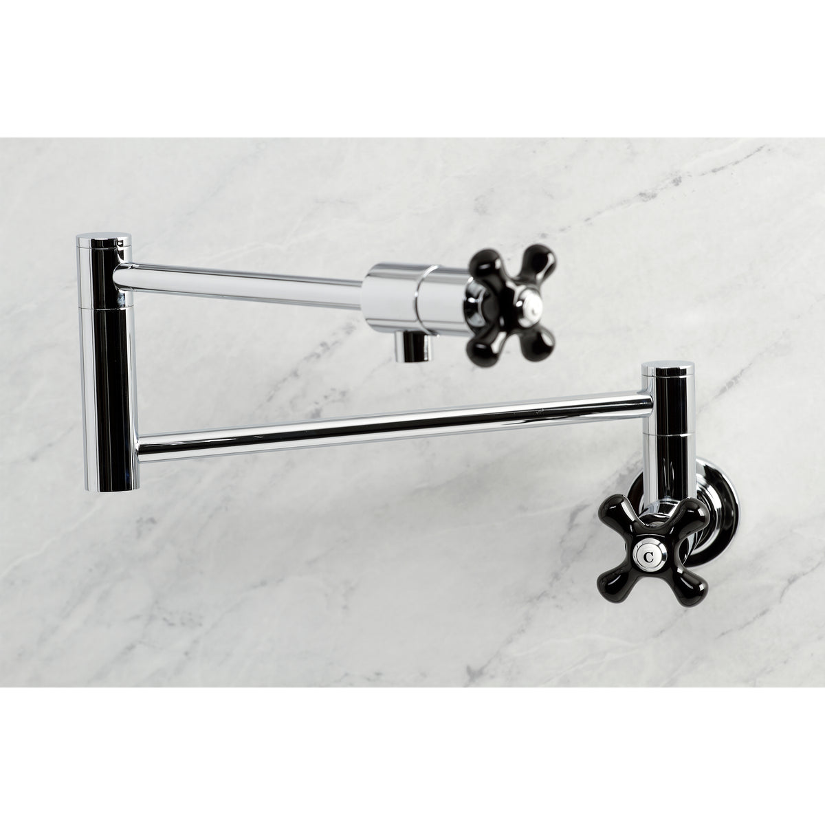 Kingston Brass KS4101PKX Duchess Wall Mount Pot Filler