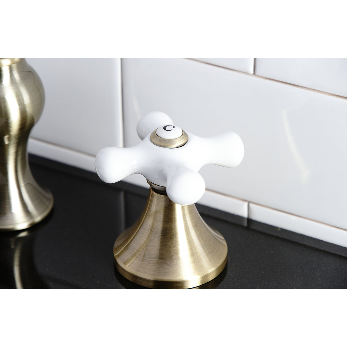 Kingston Brass KC7066PX Vintage 8 in. Widespread Bathroom Faucet