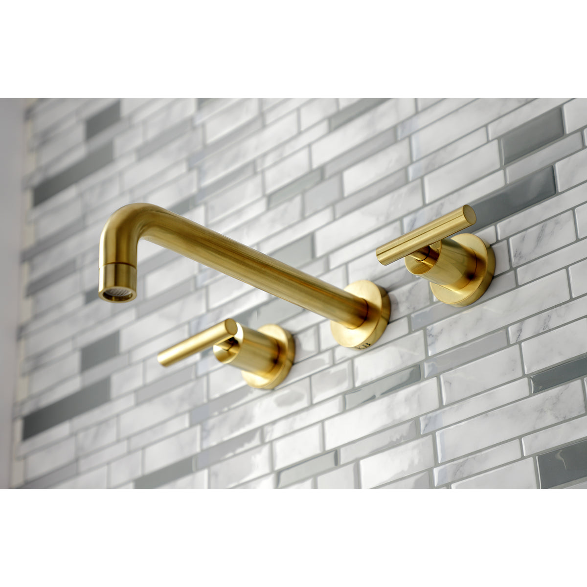 Manhattan Two-Handle Wall Mount Tub Faucet