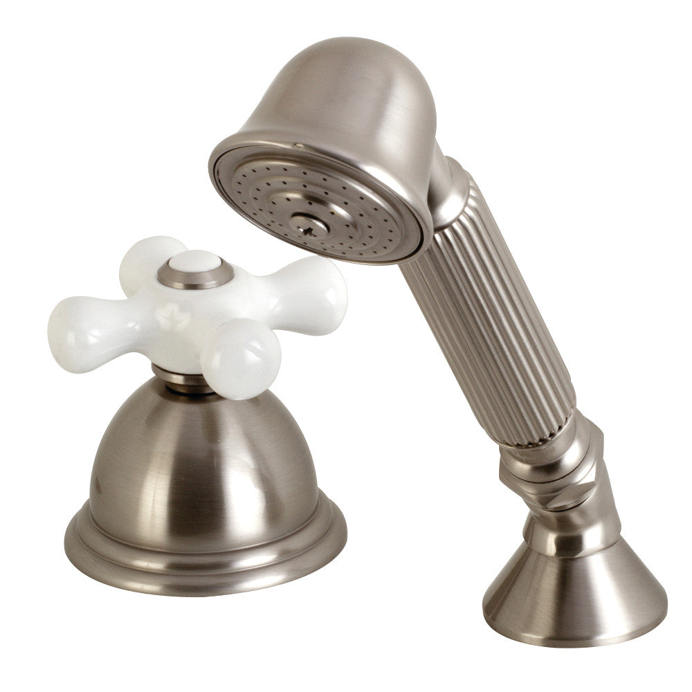 Kingston Brass Deck Mount Hand Shower with Diverter for Roman Tub Faucet
