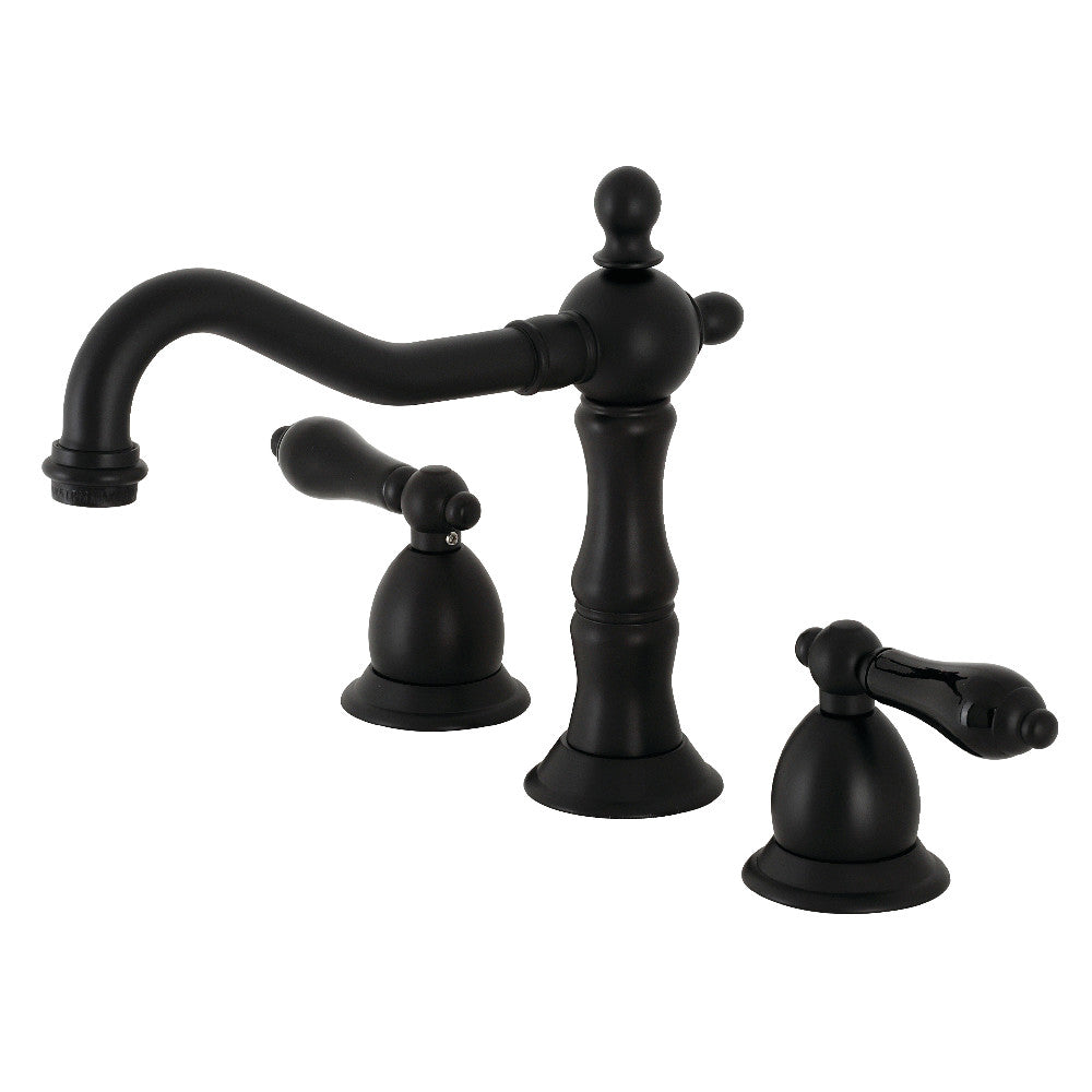 Kingston Brass KS1975PKL Duchess Widespread Bathroom Faucet with Brass Pop-Up