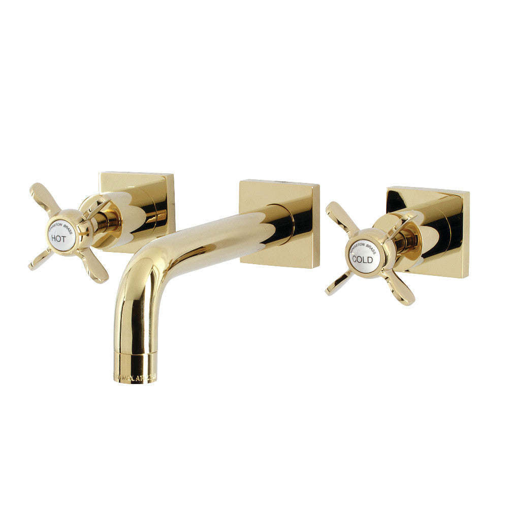 Kingston Brass KS6125BEX Essex Two-Handle Wall Mount Bathroom Faucet