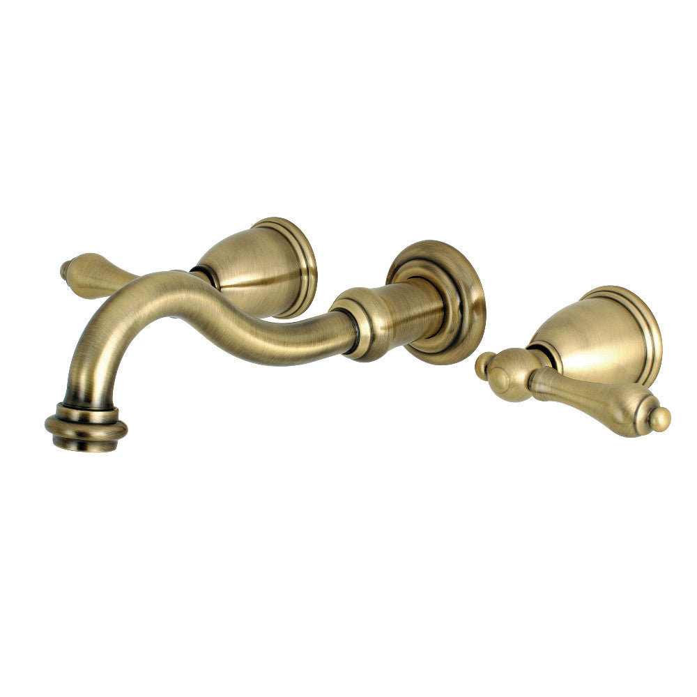 Restoration Two-Handle Wall Mount Tub Faucet