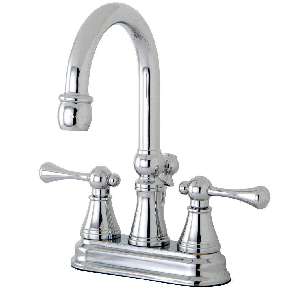 Kingston Brass KS2618BL 4 in. Centerset Bathroom Faucet