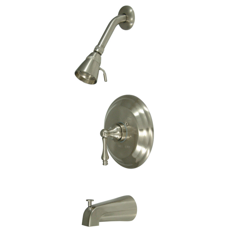 Water Saving Restoration Tub and Shower Faucet with Lever Handles