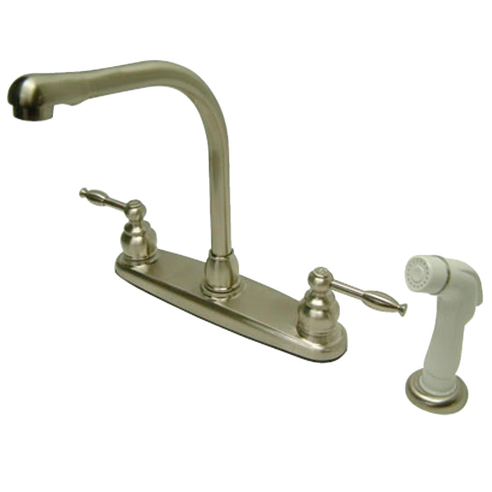 Kingston Brass KB2751KL 8-Inch Centerset Kitchen Faucet
