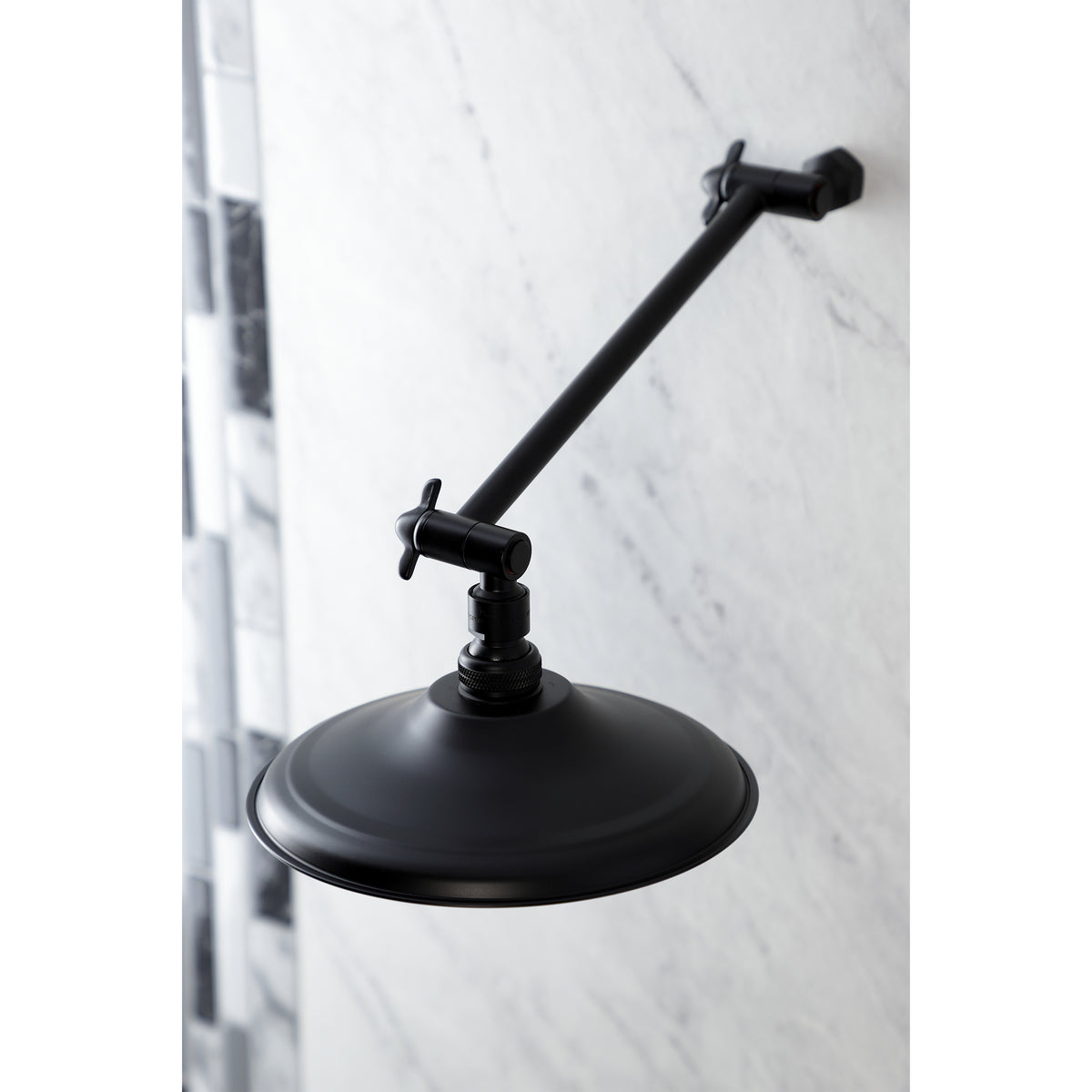 Victorian Shower Head with Adjustable Shower Arm