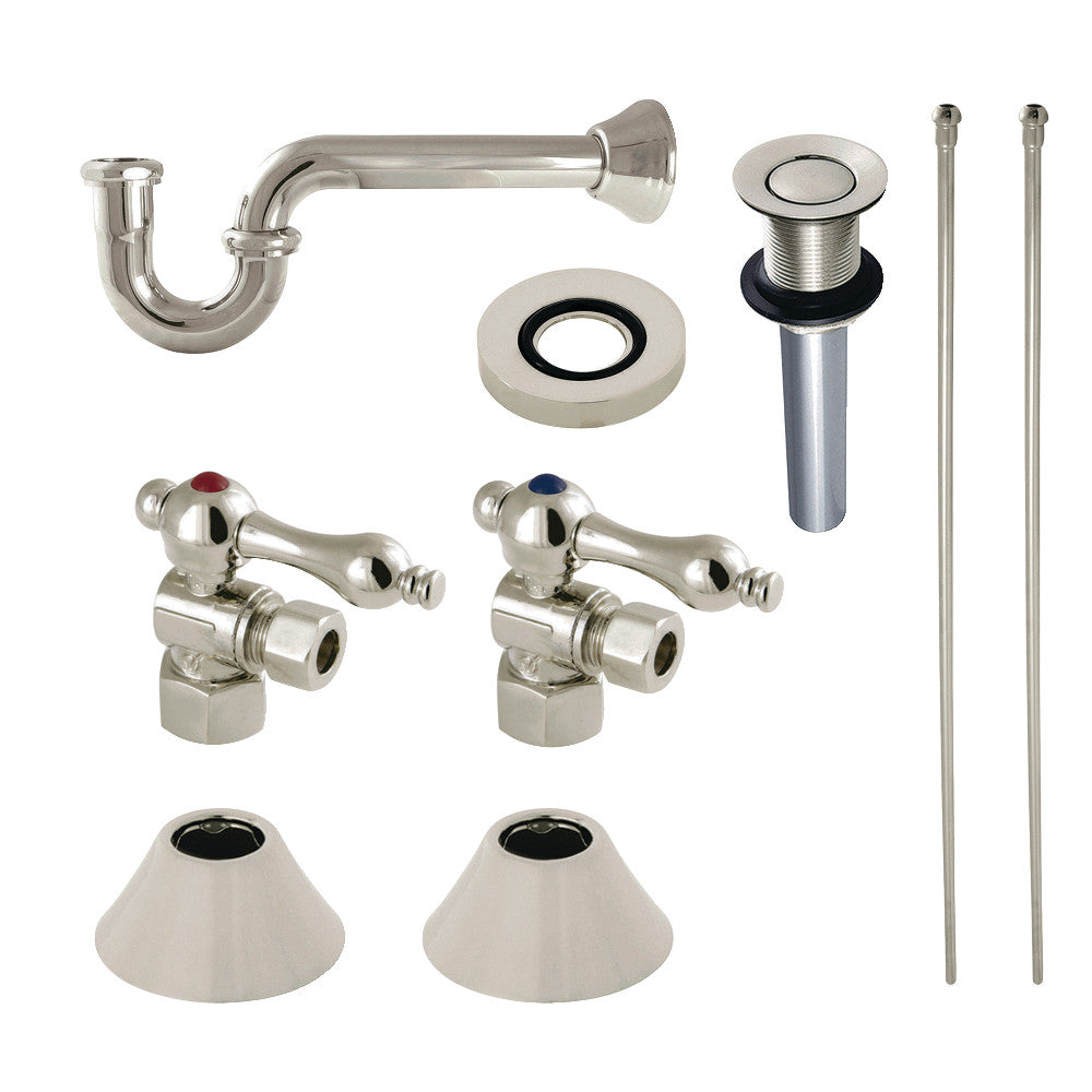 Kingston Brass Traditional Plumbing Sink Trim Kit with P-Trap and Drain