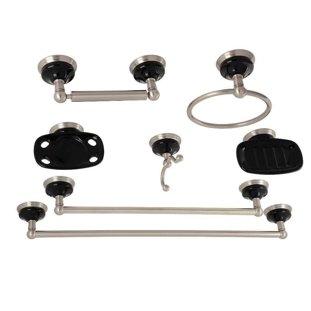 Kingston Brass Water Onyx 7-Piece Bathroom Accessory Set