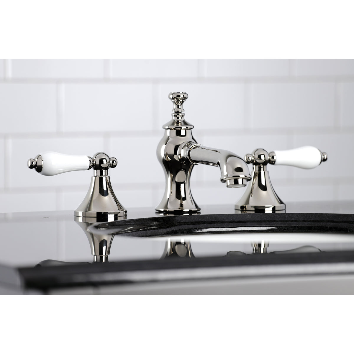 Kingston Brass KC7063PL Vintage 8 in. Widespread Bathroom Faucet