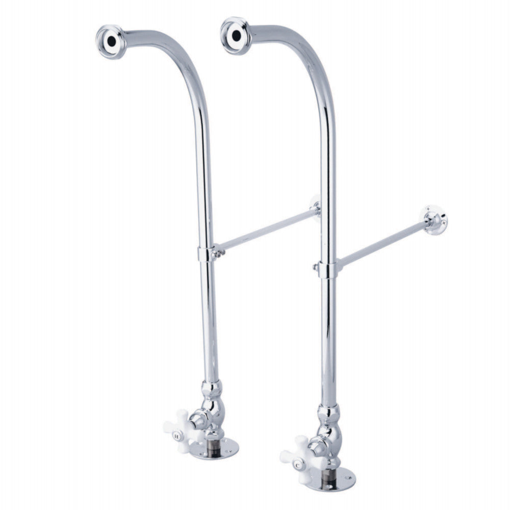 Kingston Brass Rigid Freestand Supplies with Stops
