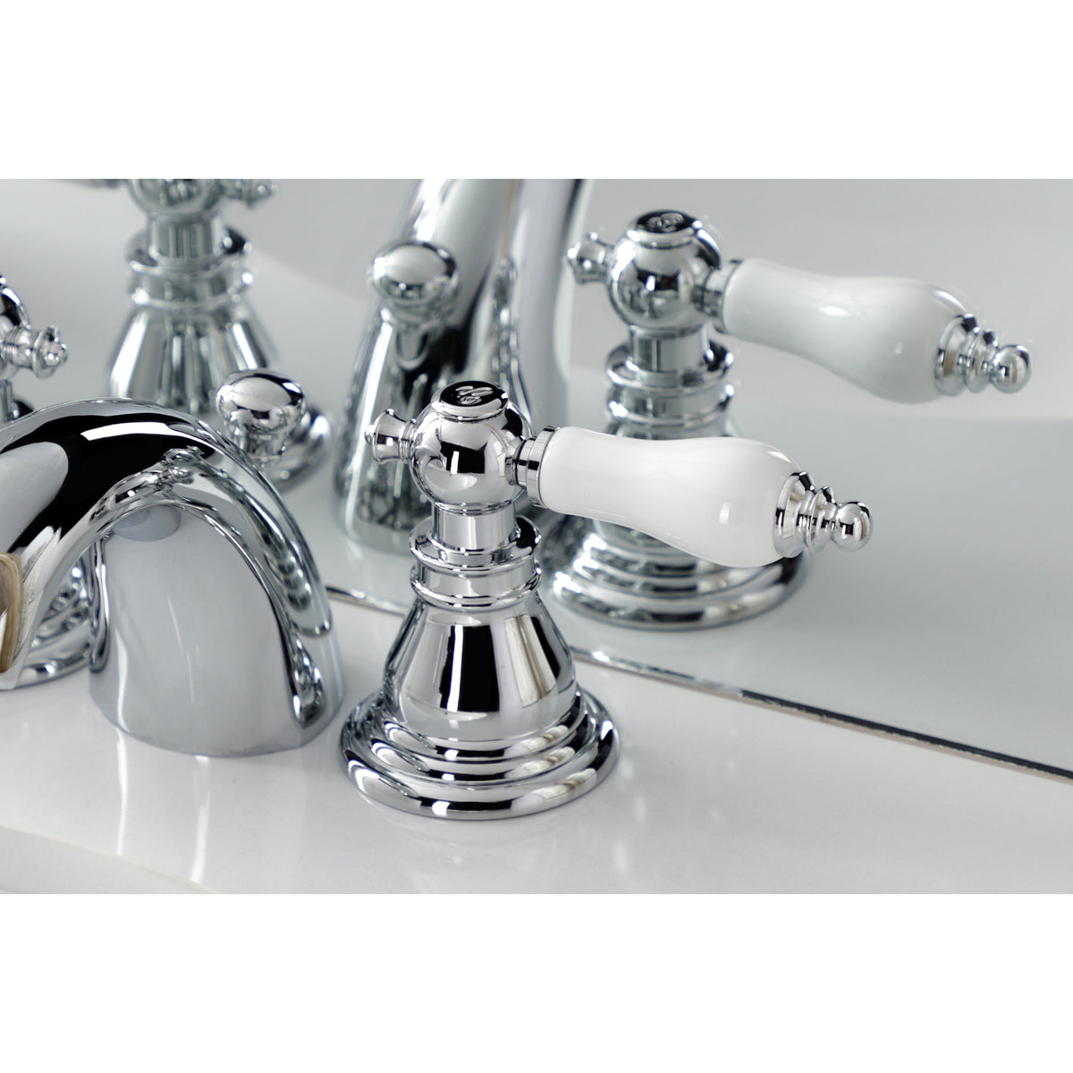 Kingston Brass KB951APL Mini-Widespread Bathroom Faucet