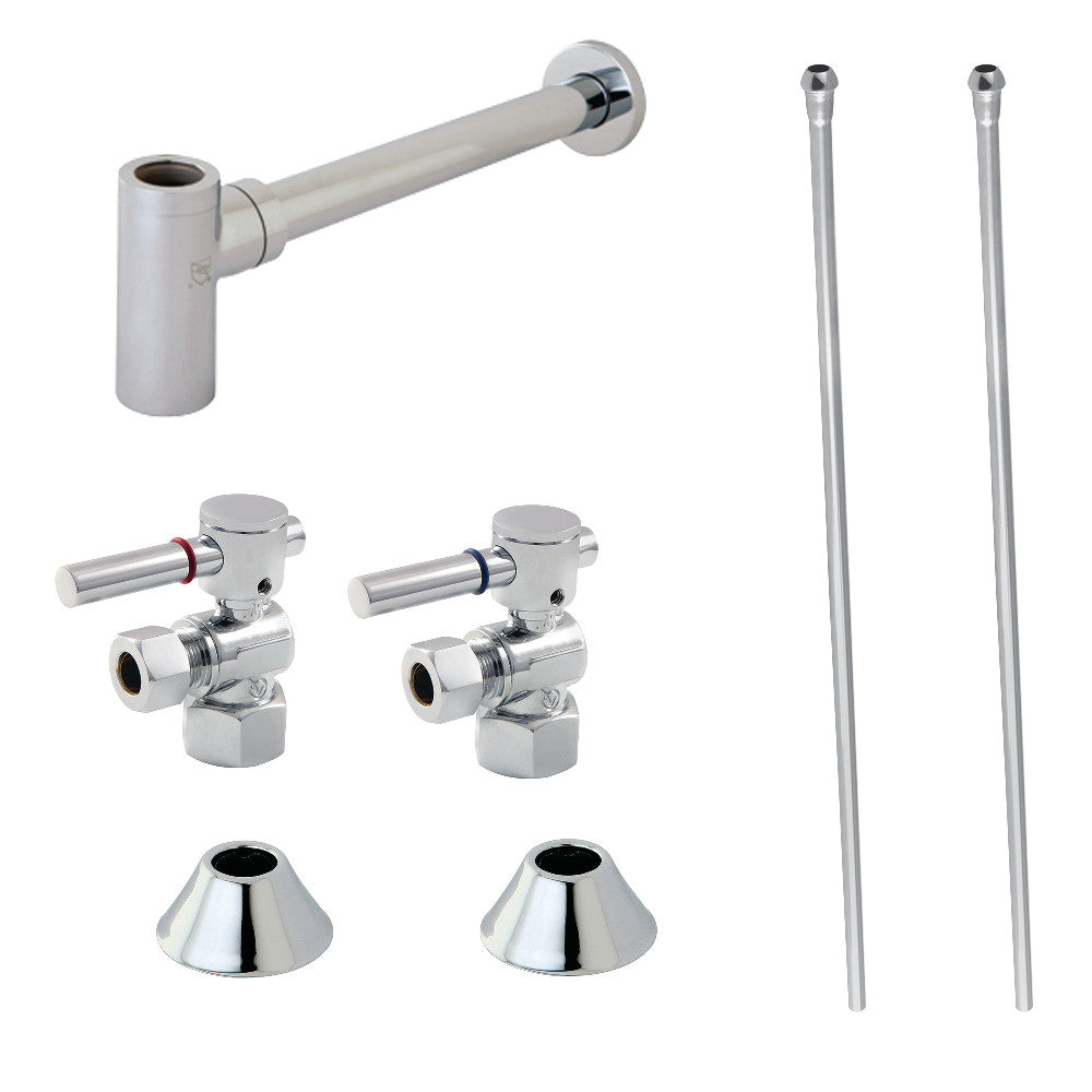 Kingston Brass Modern Plumbing Sink Trim Kit with Bottle Trap