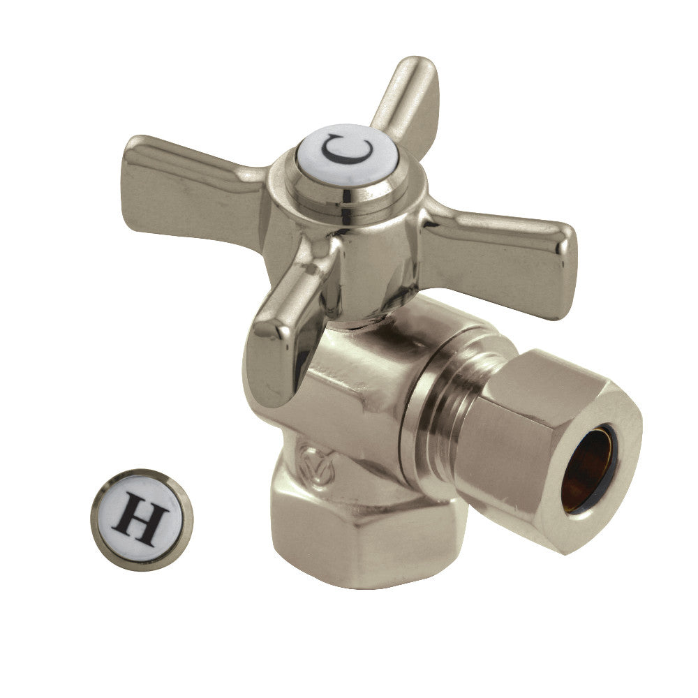 Kingston Brass 3/8&quot; FIP X 3/8&quot; OD Comp Angle Stop Valve