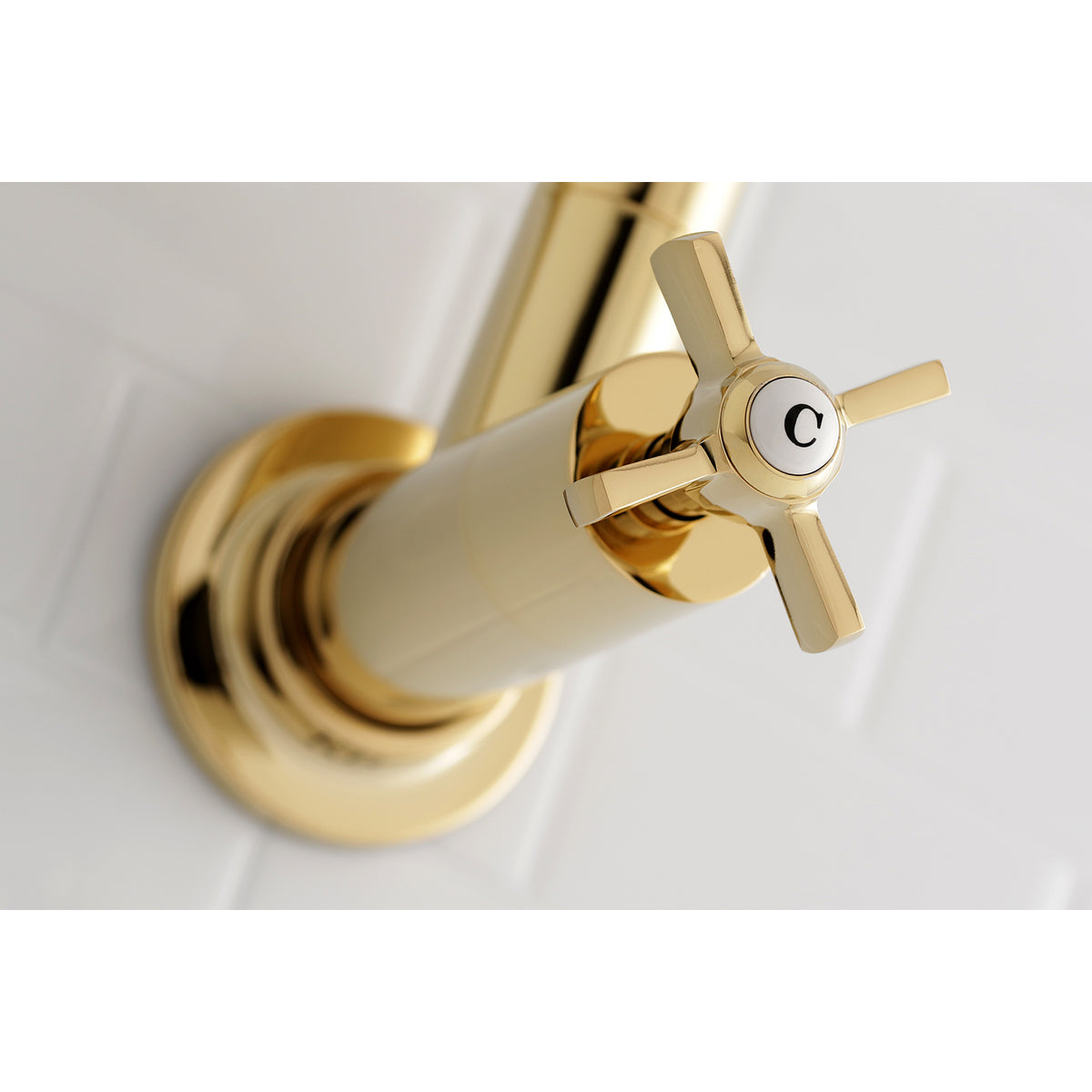 Kingston Brass KS8103ZX Millennium Wall Mount Pot Filler Kitchen Faucet