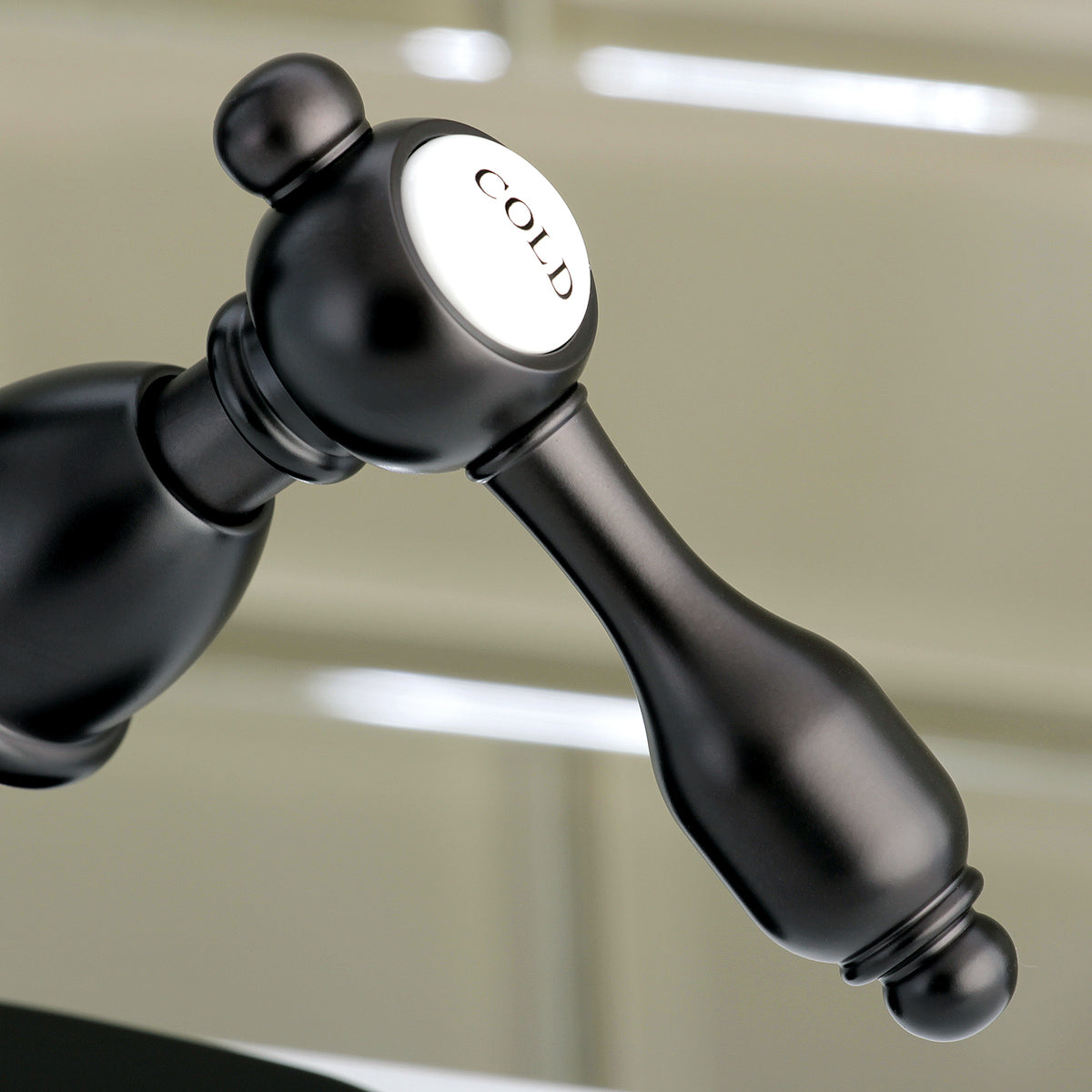 Kingston Brass KS1435TAL Tudor Two-Handle Bathroom Faucet with Brass Pop-Up and Cover Plate