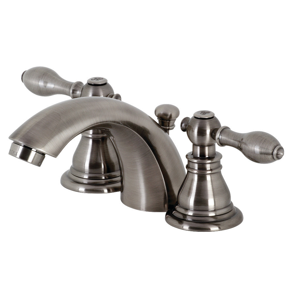 Kingston Brass KB958ACL American Classic Mini-Widespread Bathroom Faucet with Plastic Pop-Up