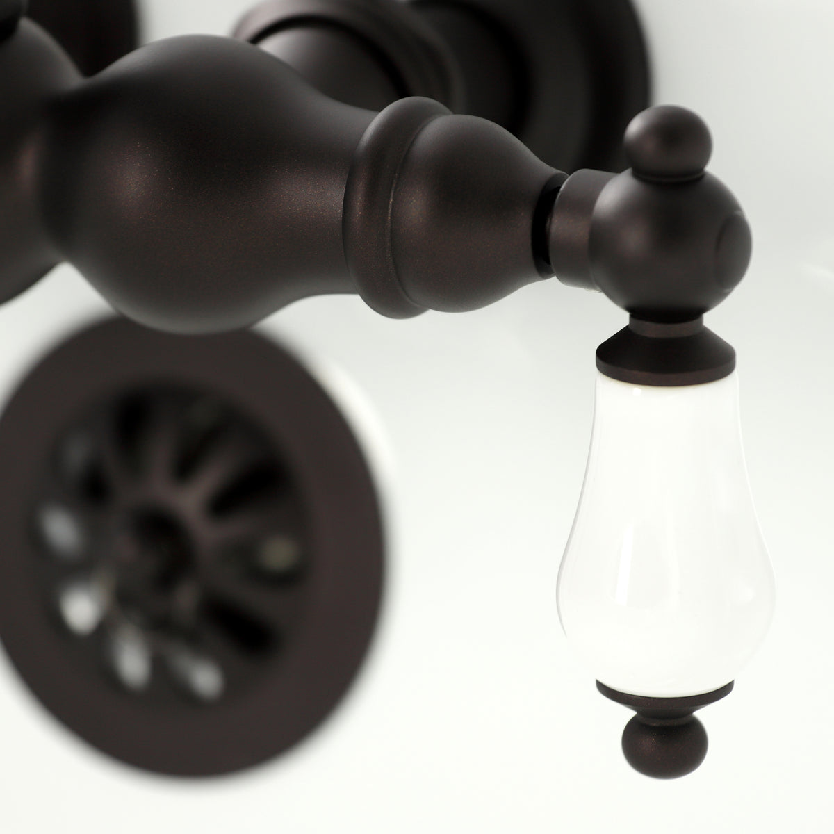 Heritage 3-3/8&quot; Tub Wall Mount Clawfoot Tub Faucet