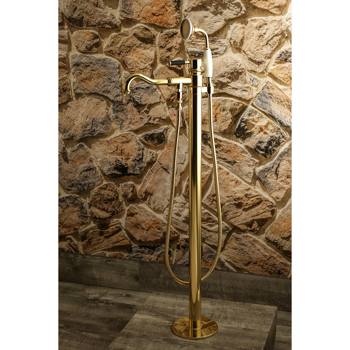 Kaiser Freestanding Tub Faucet with Hand Shower