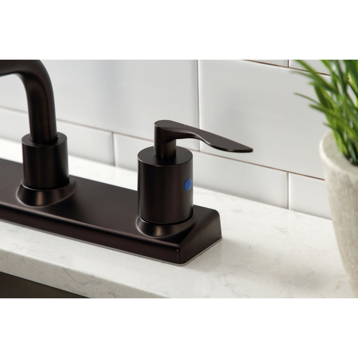 Kingston Brass FB2138SVL Serena Centerset Kitchen Faucet