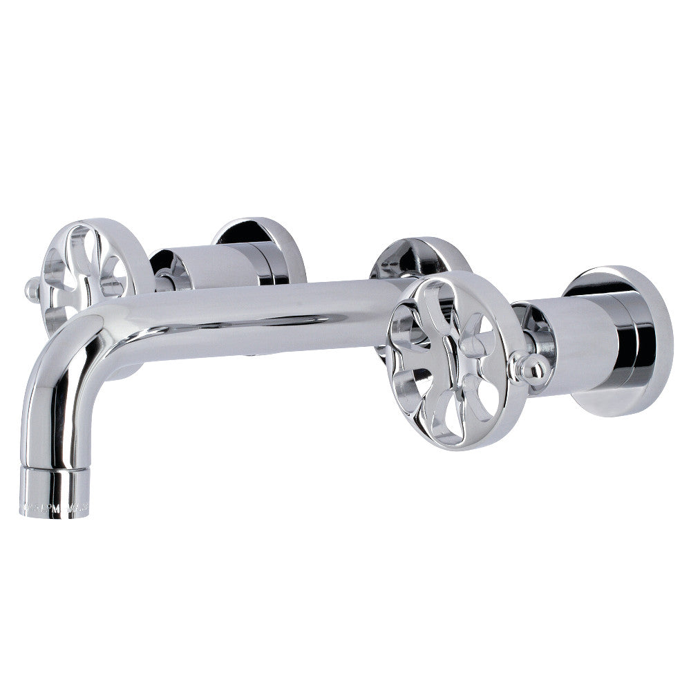 Kingston Brass KS8120RX Belknap Two-Handle Wall Mount Bathroom Faucet