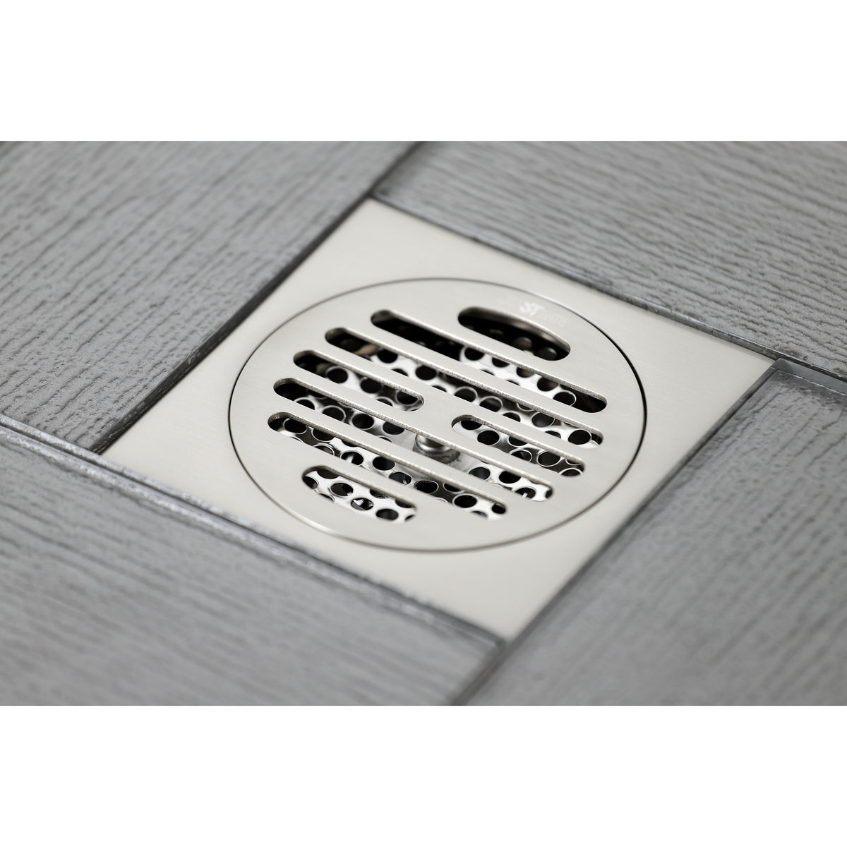 Kingston Brass Watercourse Symmetric 4&quot; Square Grid Shower Drain