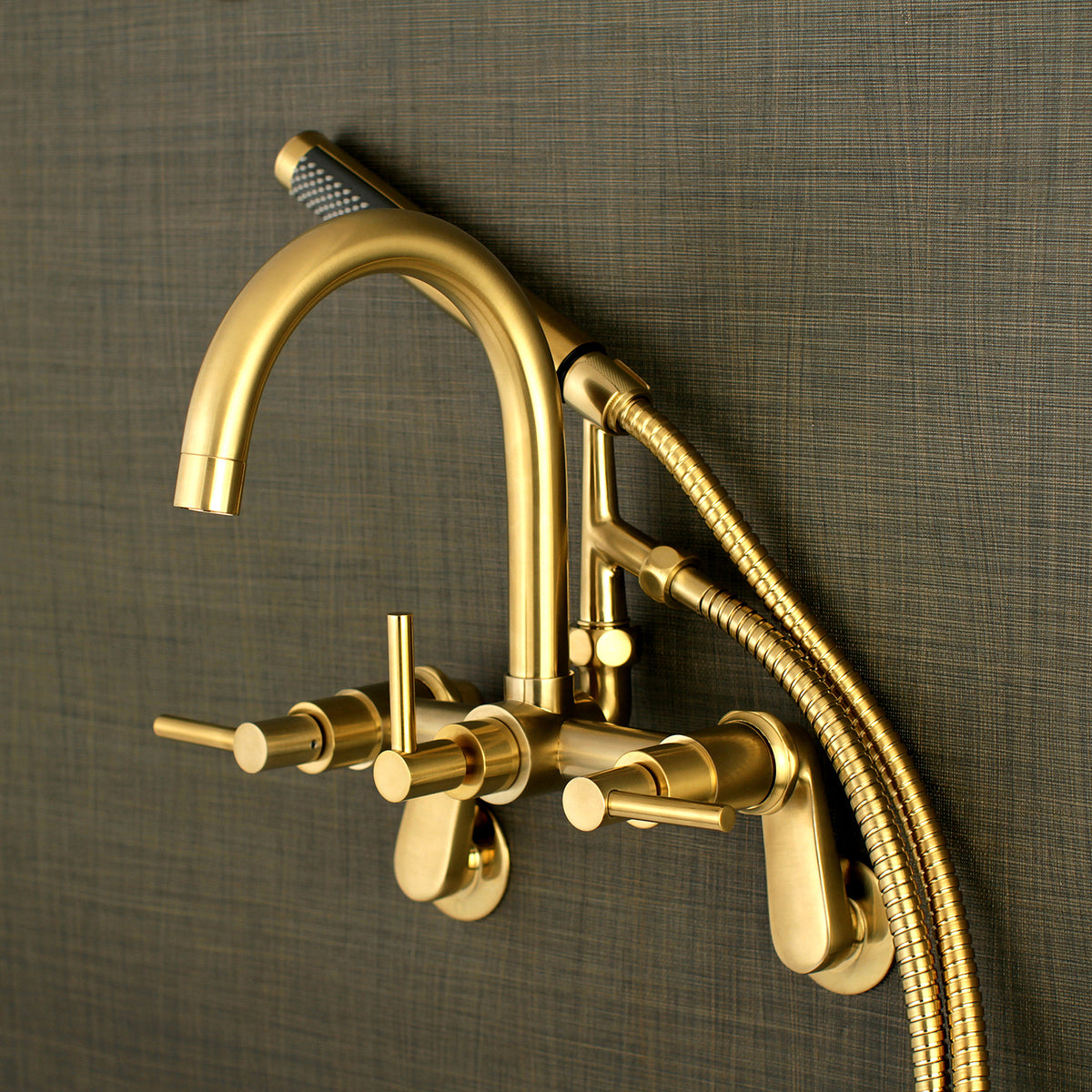 Vintage AE8157DL Concord 7-Inch Adjustable Wall Mount Tub Faucet