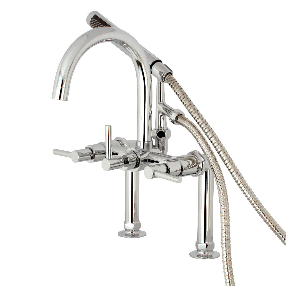 Aqua Vintage Concord 7-Inch Deck Mount Clawfoot Tub Faucet