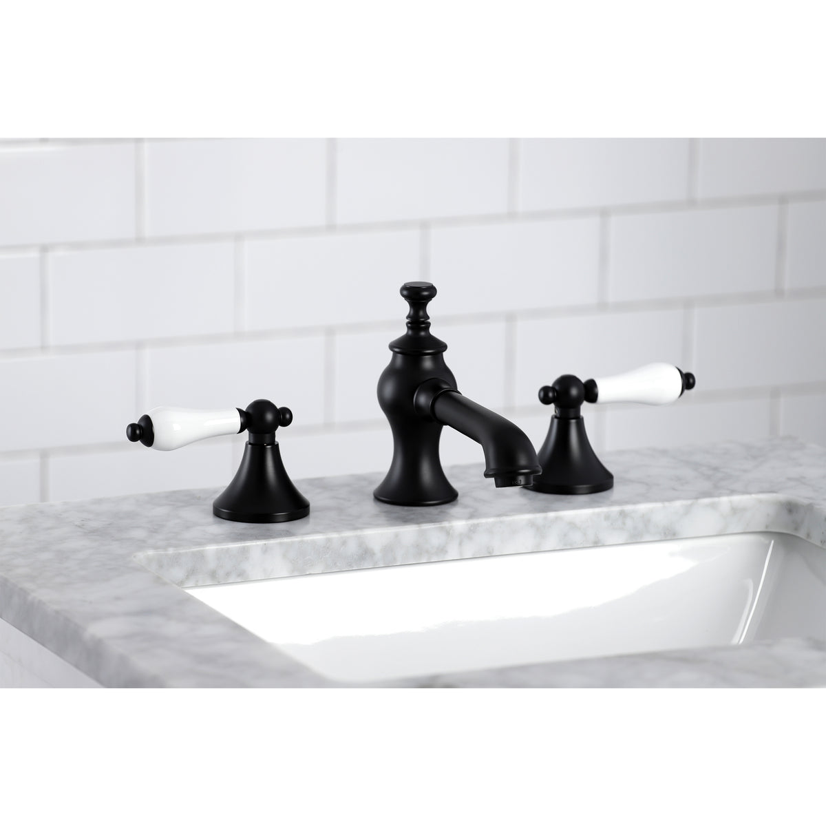 Kingston Brass KC7063PL Vintage 8 in. Widespread Bathroom Faucet