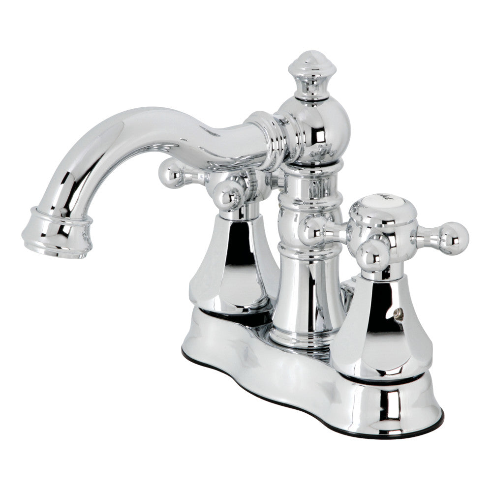 Kingston Brass FSC1601BX Metropolitan 4 in. Centerset Bathroom Faucet with Brass Pop-Up
