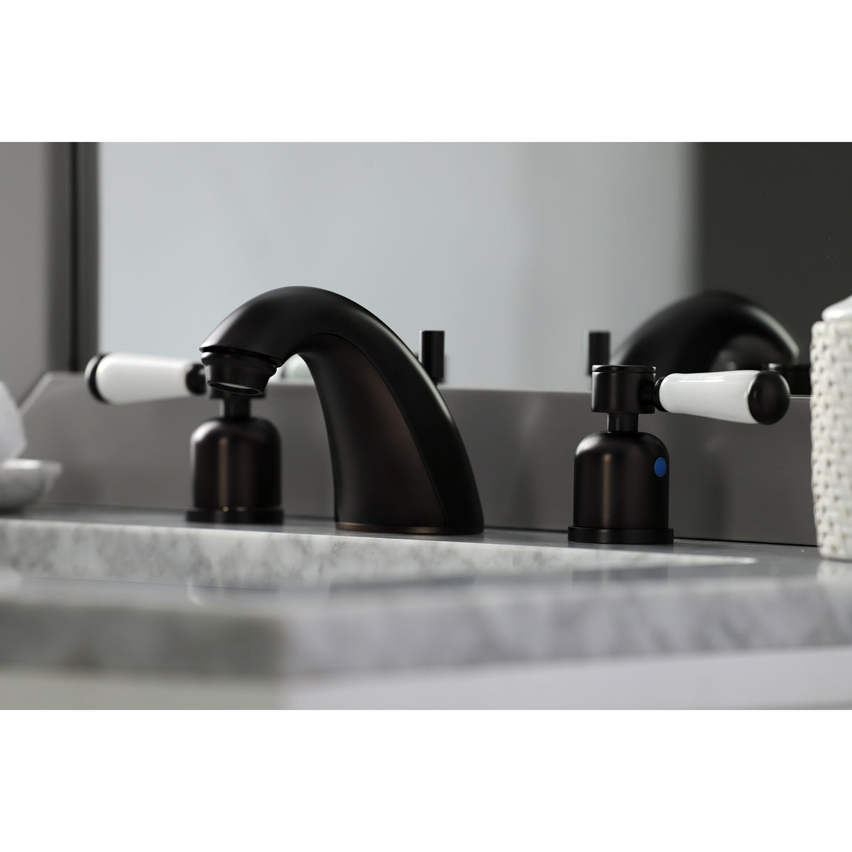 Kingston Brass FB8951DPL Mini-Widespread Bathroom Faucet
