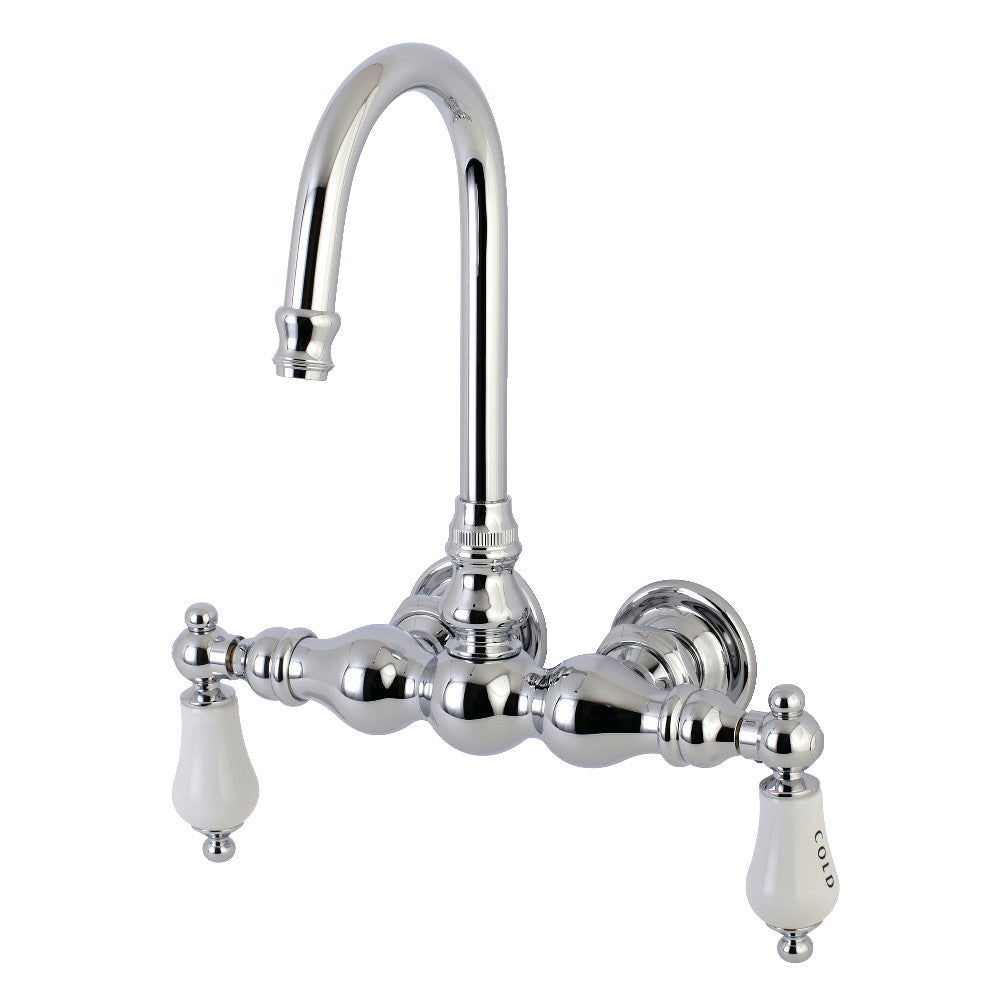 Aqua Vintage 3-3/8 Inch Wall Mount Tub Faucet