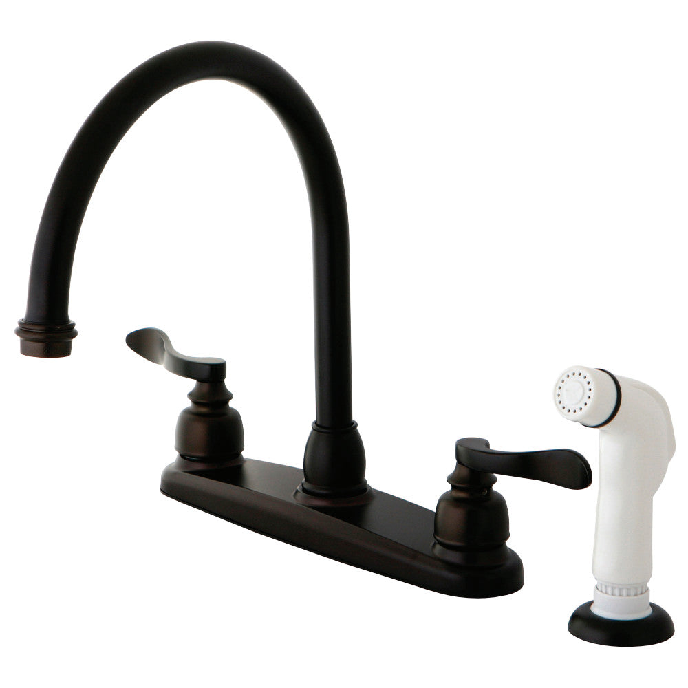 Kingston Brass KB8795NFL NuWave French Centerset Kitchen Faucet