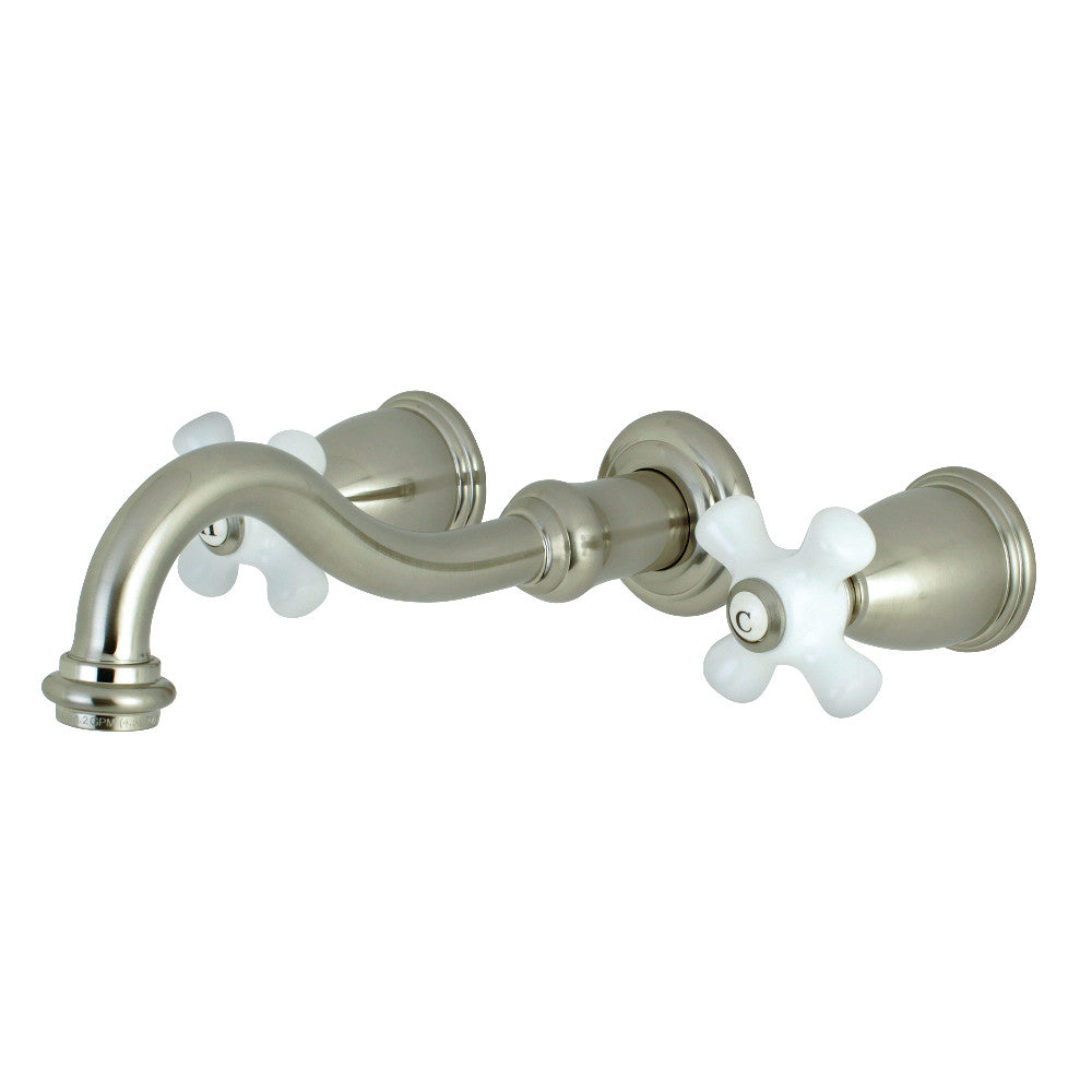 Kingston Brass KS3120PX Vintage 2-Handle Wall Mount Bathroom Faucet