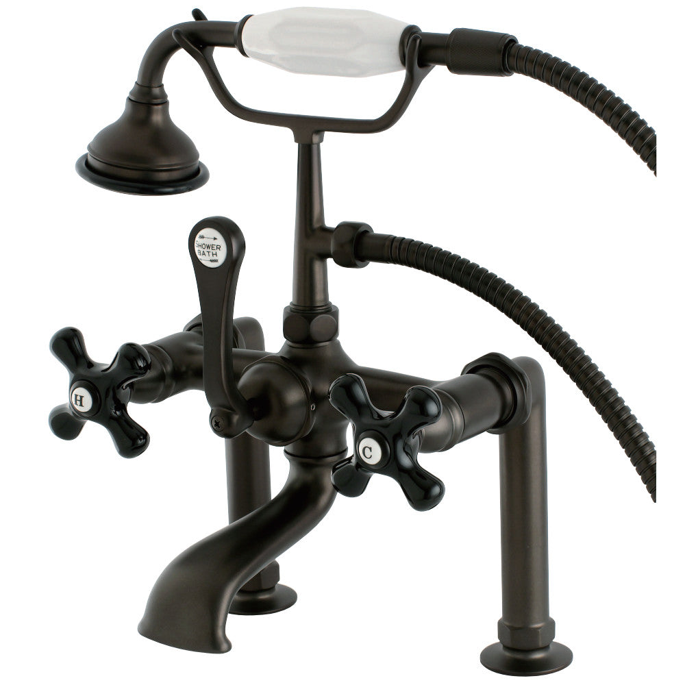 Aqua Vintage Duchess Deck Mount Clawfoot Tub Faucet