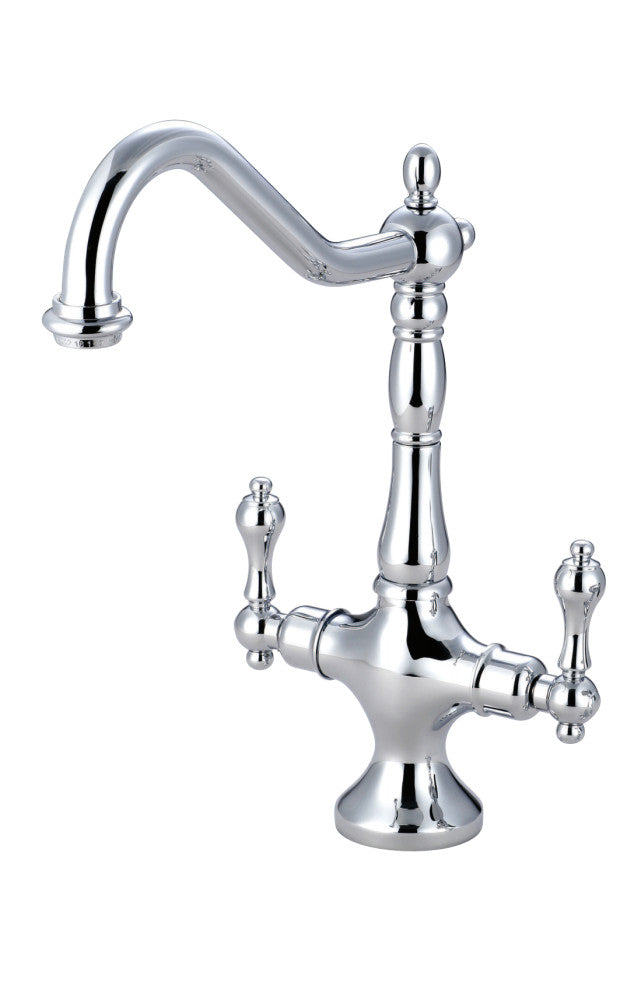 Kingston Brass KS1778ALLS Heritage Single Hole Kitchen Faucet